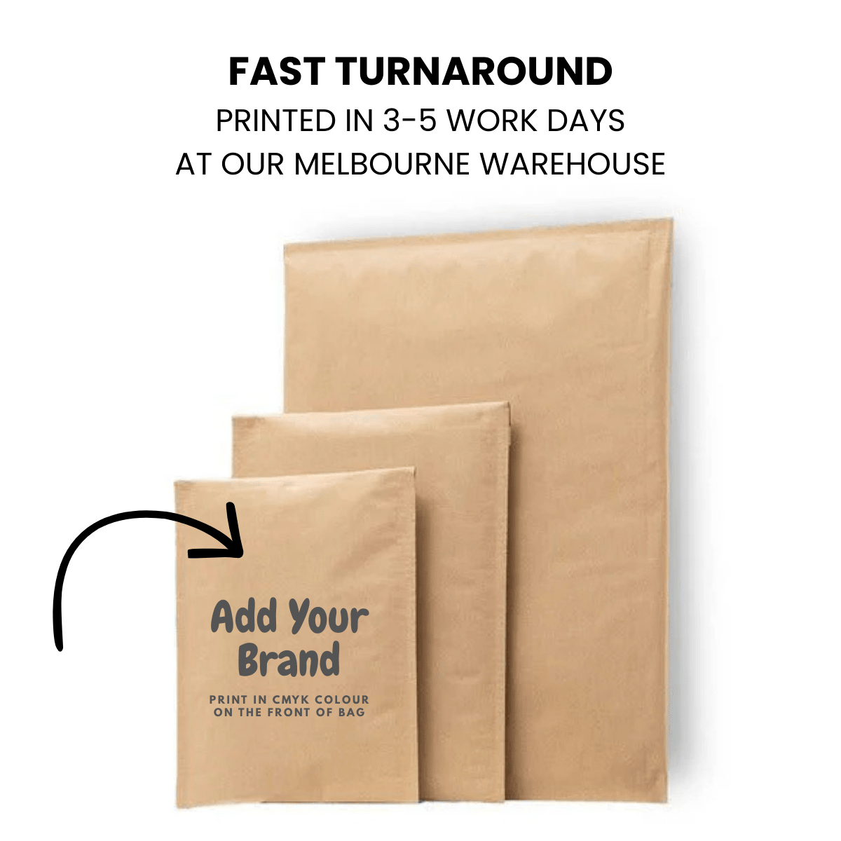 Paper Padded Honeycomb Mailing Bag (Plain OR Logo One Side of Bag) New Edition - PackQueen