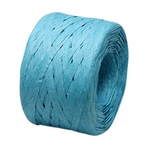 Paper Raffia 4mm X 100mtrs Aqua - PackQueen