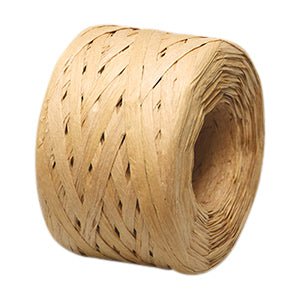 Paper Raffia 4mm X 100mtrs Natural - PackQueen