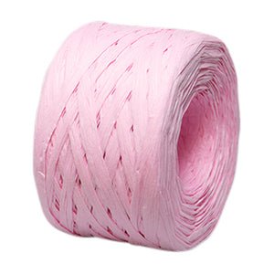Paper Raffia 4mm X 100mtrs Pale Pink - PackQueen