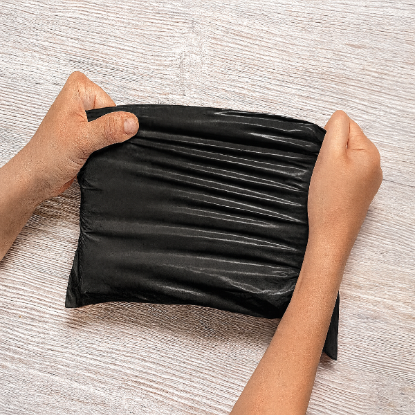 Poly Mailer Satchels Black- Super Strong - Assorted Sizes