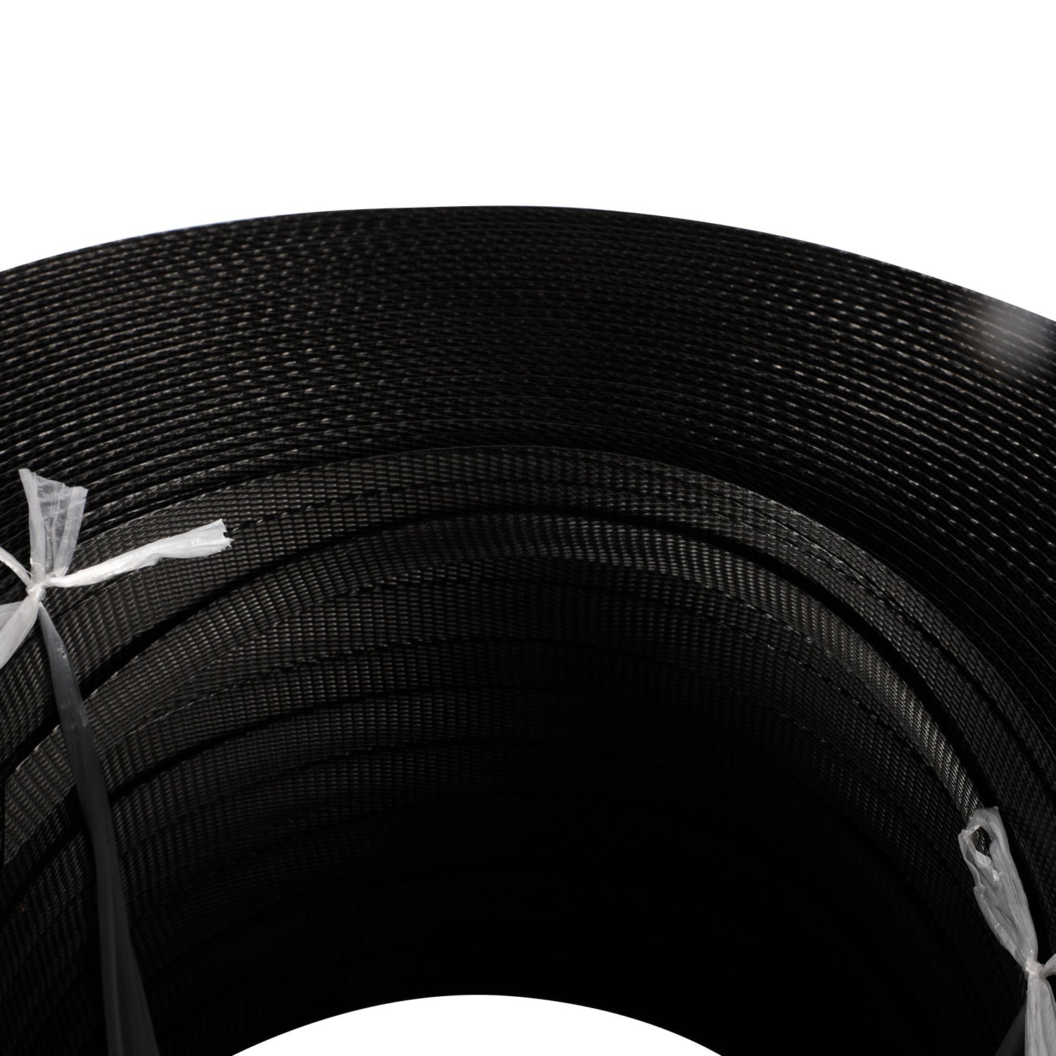 Polypropylene 19mm x 1000m x 0.95mm Black Breakload 350kg - PackQueen