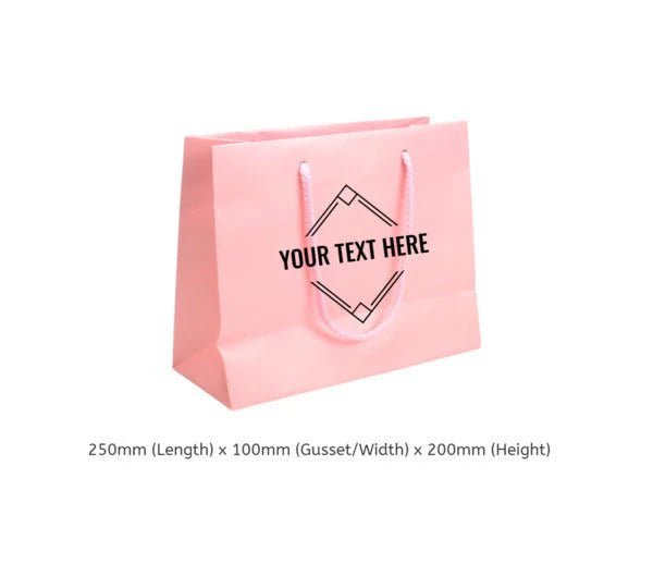 Premium Small Laminated European Gift Bag (200 PACK) - PackQueen