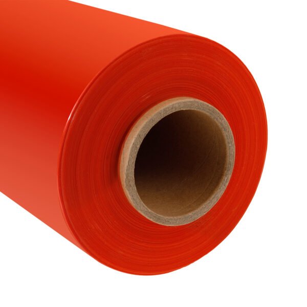 Red  Stretch Film 500mm 20UM 3.6KG - 4 Pack - PackQueen