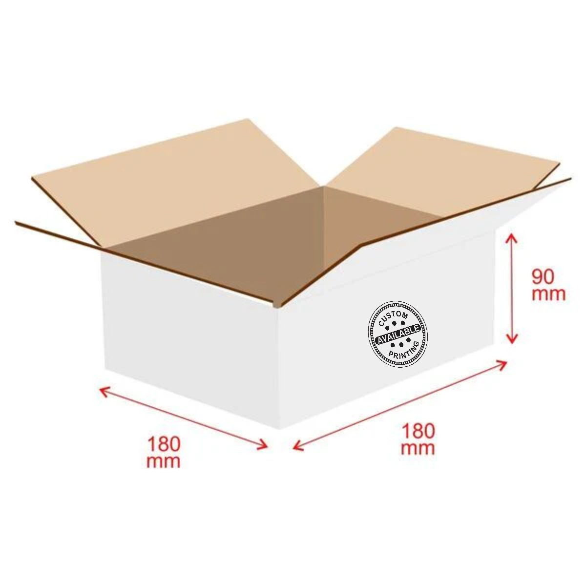 RSC Shipping Carton Half 180 Cube - 100% Recyclable - PackQueen
