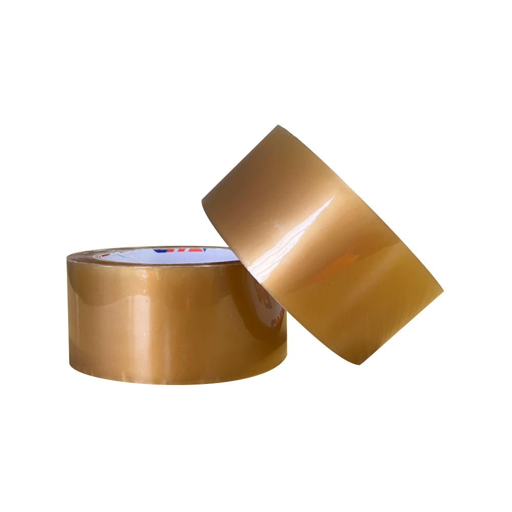 Rubber Packaging Tapes 48mm x 75m 48um Clear (36 rolls per carton) - PackQueen