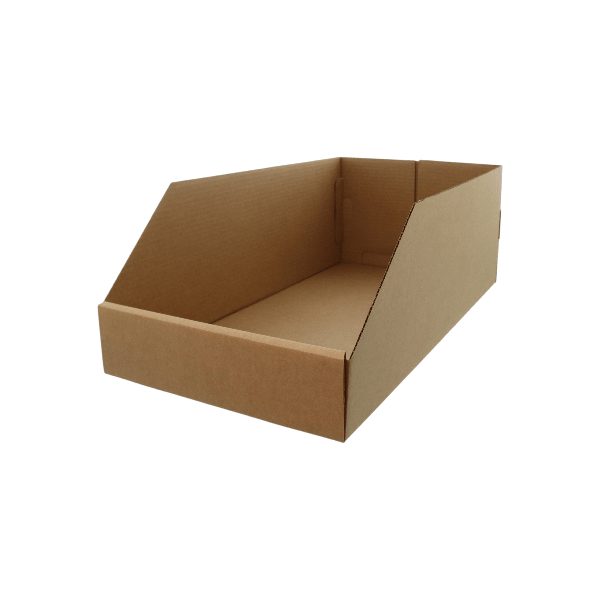SAMPLE - B Flute - Pick Bin Box & Part Box 27093 - Kraft Brown - PackQueen