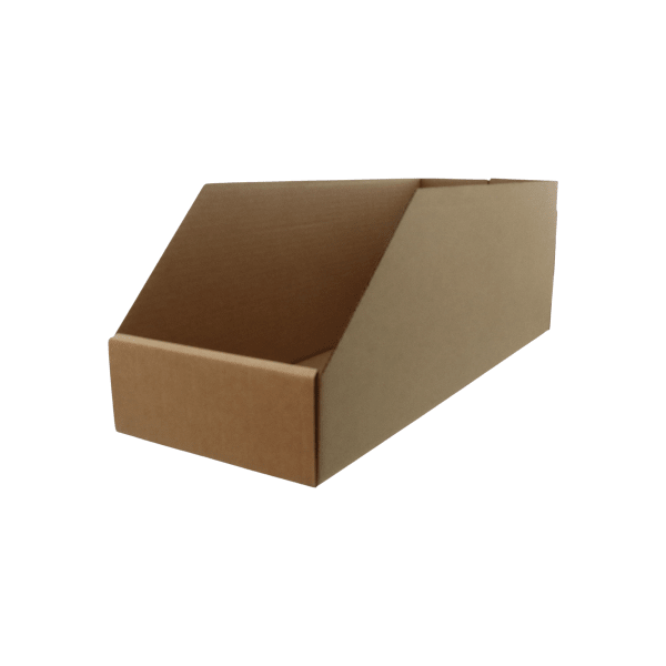 SAMPLE - B Flute - Pick Bin Box & Part Box 27094 - Kraft Brown - PackQueen