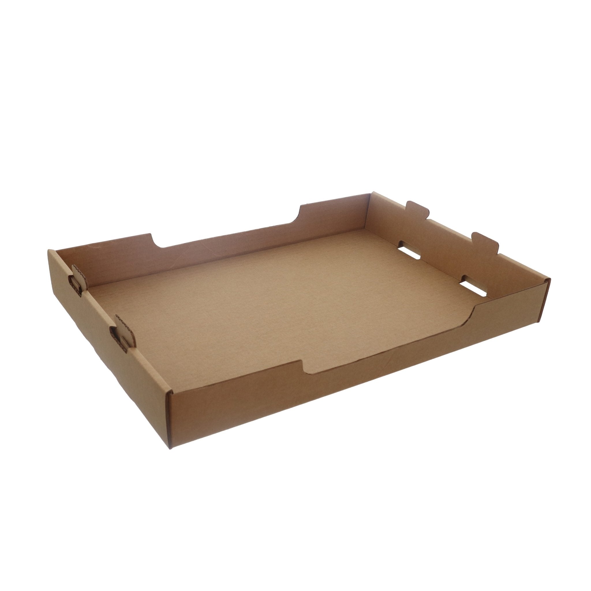 SAMPLE - B flute - Self Locking Stackable Tray 33282 - PackQueen