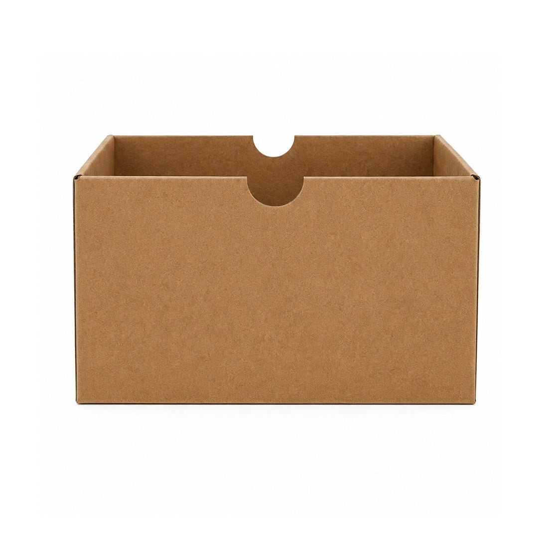 SAMPLE - E flute - Die Cut Self Locking Tray 31619 - Kraft Brown - PackQueen
