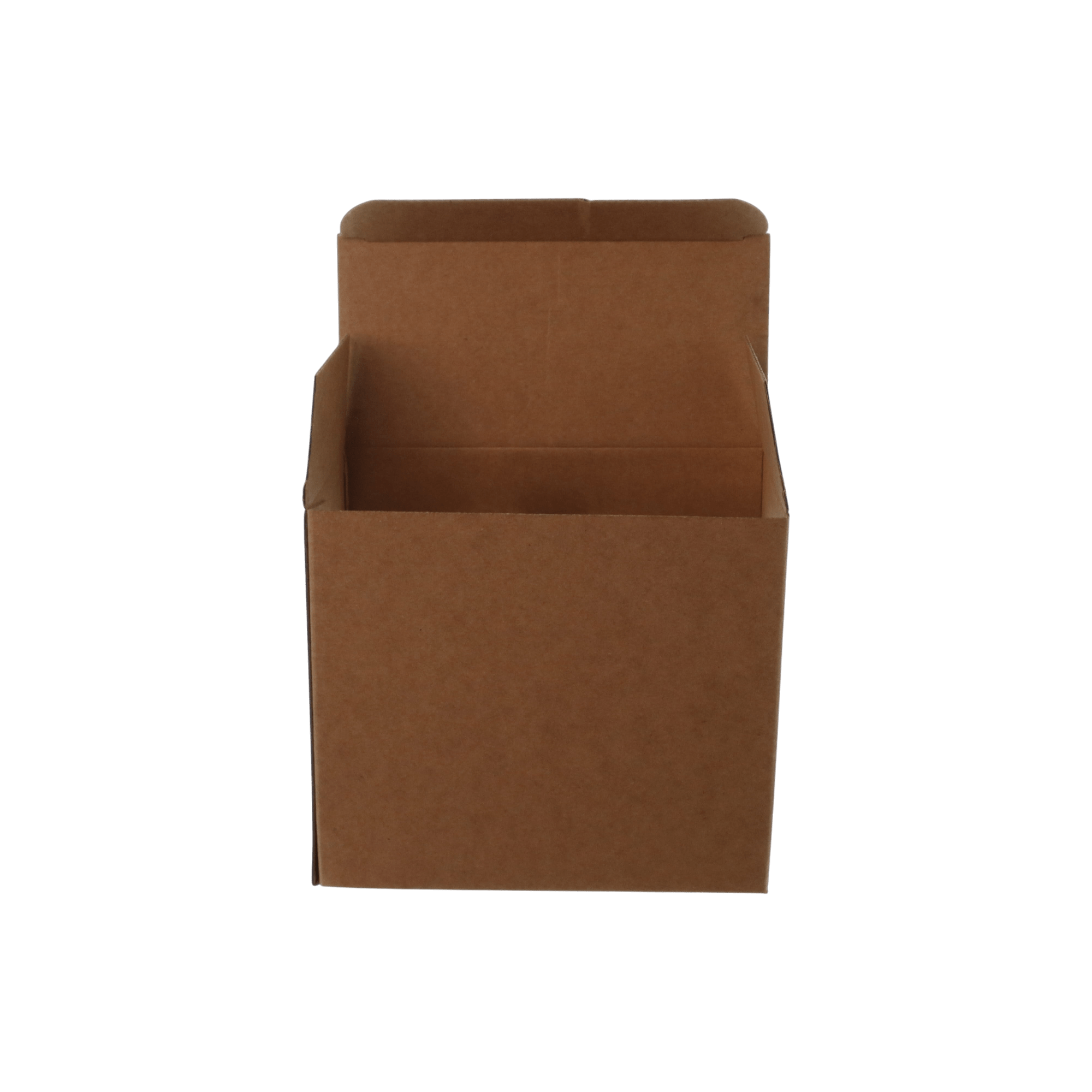 SAMPLE - E Flute - Two Window Gift Box 30201 - Kraft Brown - PackQueen