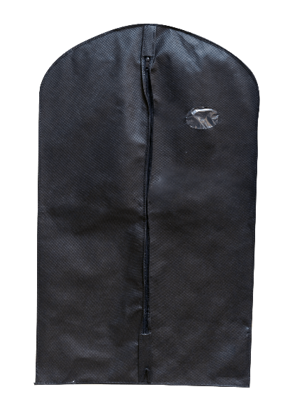 SAMPLE - Non Woven Black Suit Cover - PackQueen