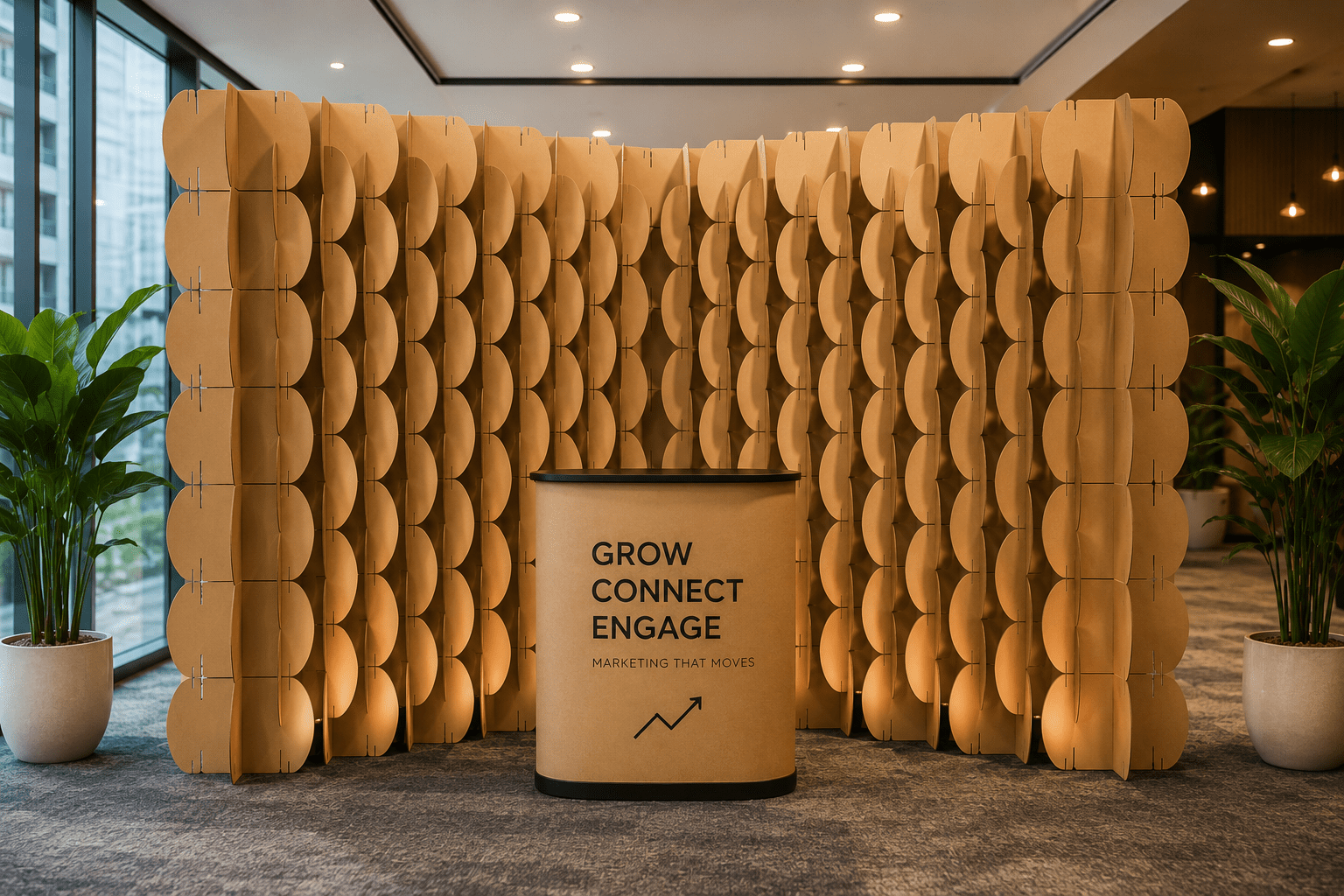 SAMPLE - PackQueen Wall Modular System 32666 - Kraft Brown - PackQueen