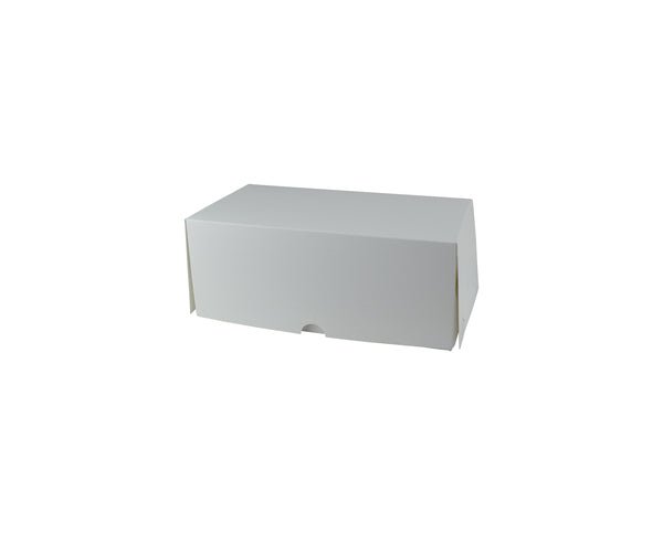 SAMPLE - Two Donut & Cake Box - Smooth White Paperboard (285gsm) - PackQueen