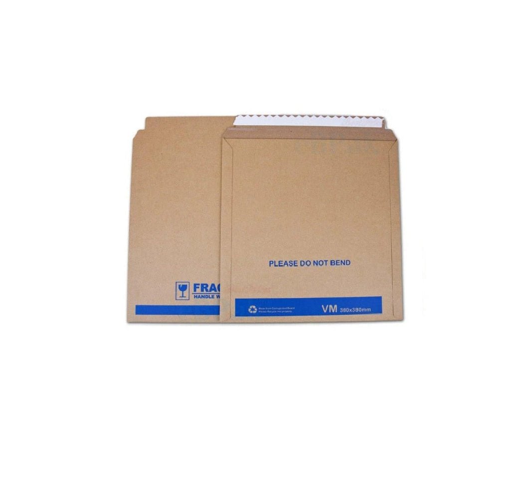 SAMPLE - Vinyl Record Rigid Envelope Mailer for 12 inch Blue - PackQueen