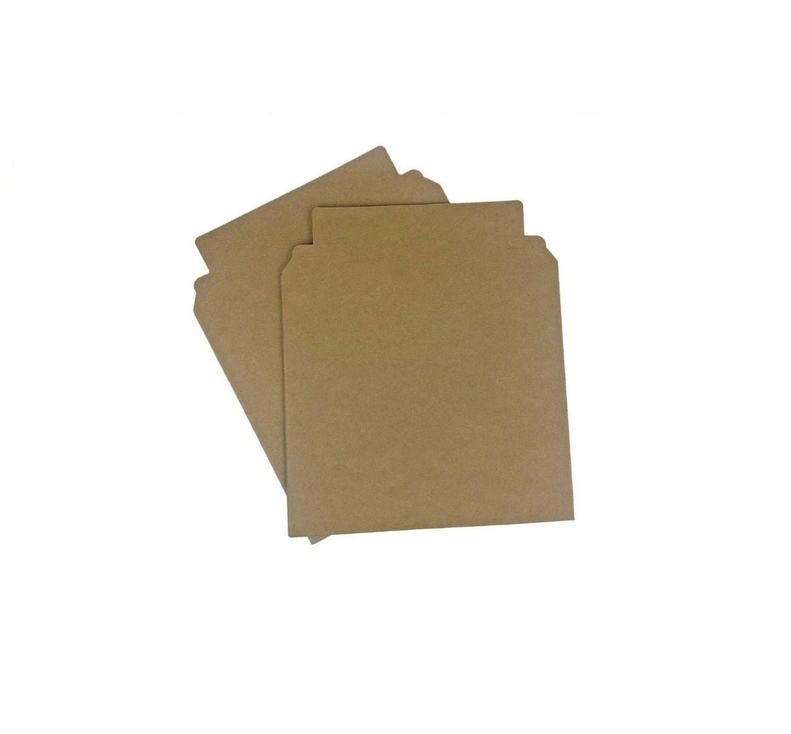 SAMPLE - Vinyl Record Rigid Envelope Mailer for 12 inch Brown/Plain - PackQueen