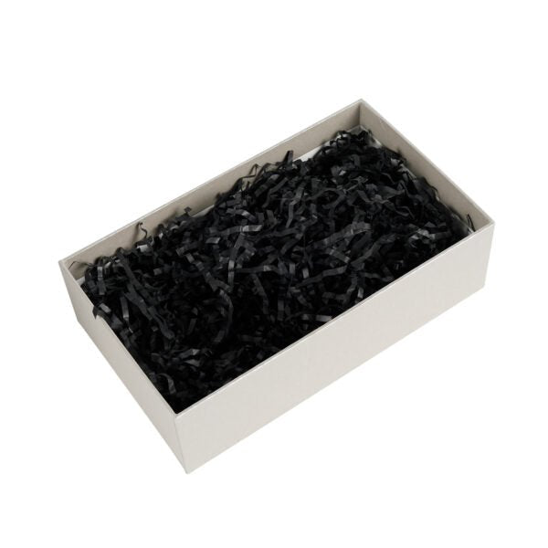 Shredded Paper Shreds Filler 10KG 3mm Black - PackQueen