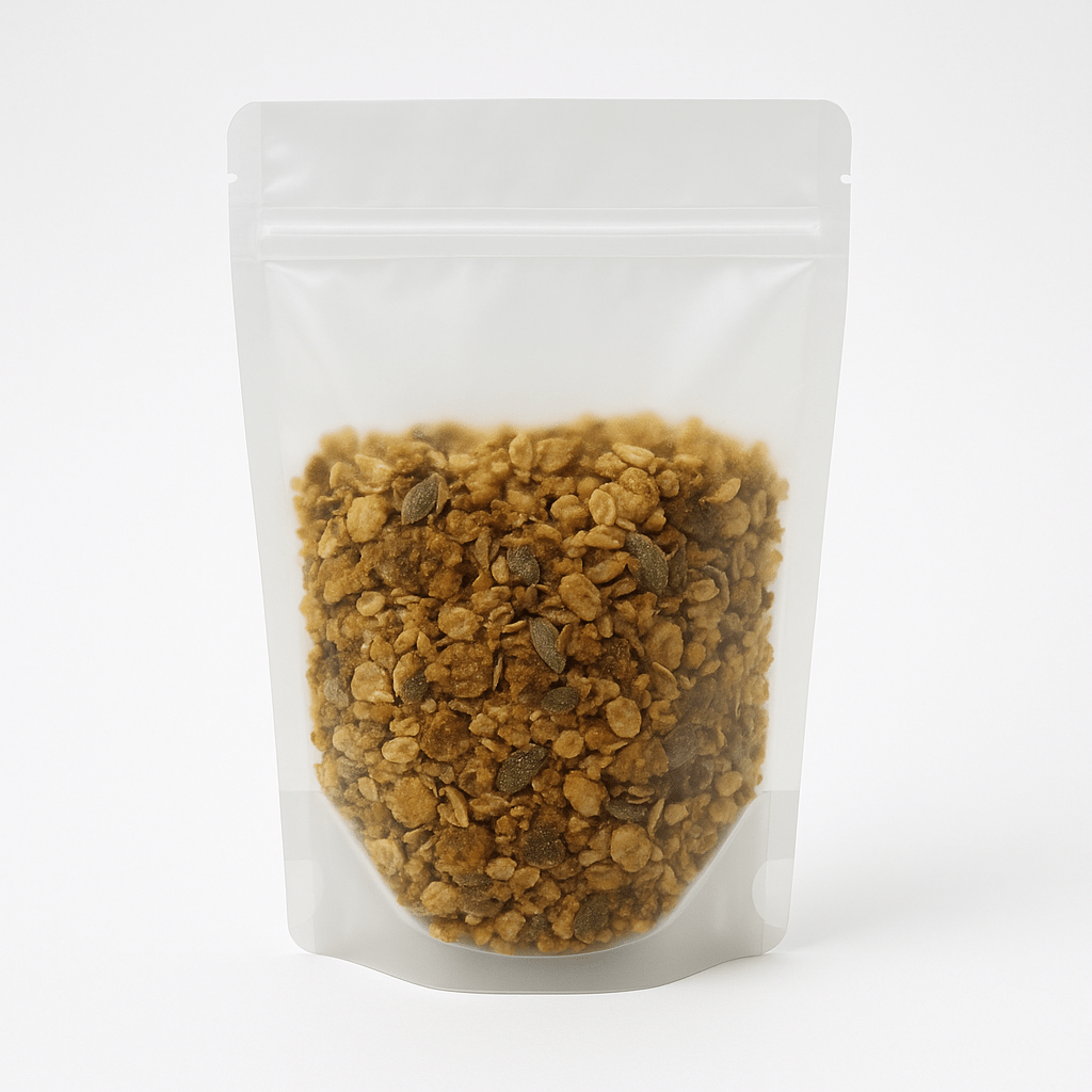 Standup PET Plastic Pouches - Clear (100 Pack) - PackQueen
