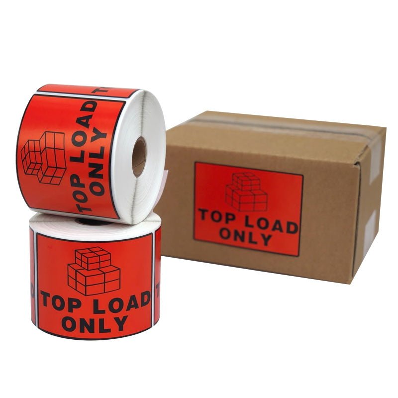 Top Load Only Label 72 x 100mm (500 labels per roll) - PackQueen