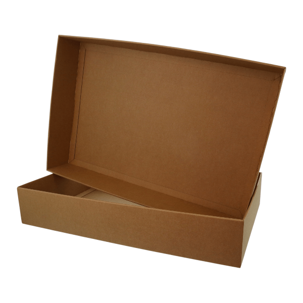 Two Piece Cardboard Gift Box 33842ab - 100mm High - PackQueen
