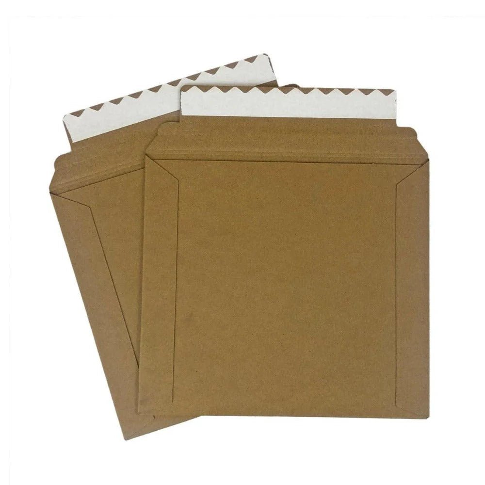 Vinyl Record Rigid Envelope Mailer for 7 inch Vinyl EP with Peal & Seal - PackQueen
