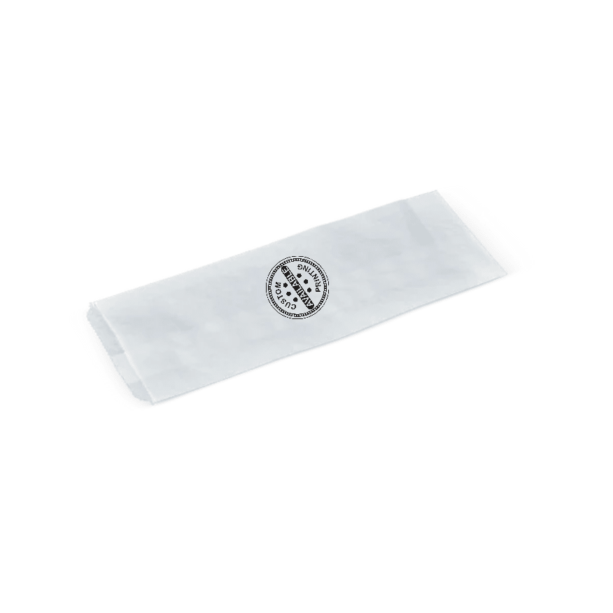 White Flat Bags - Assorted Sizes Available - PackQueen