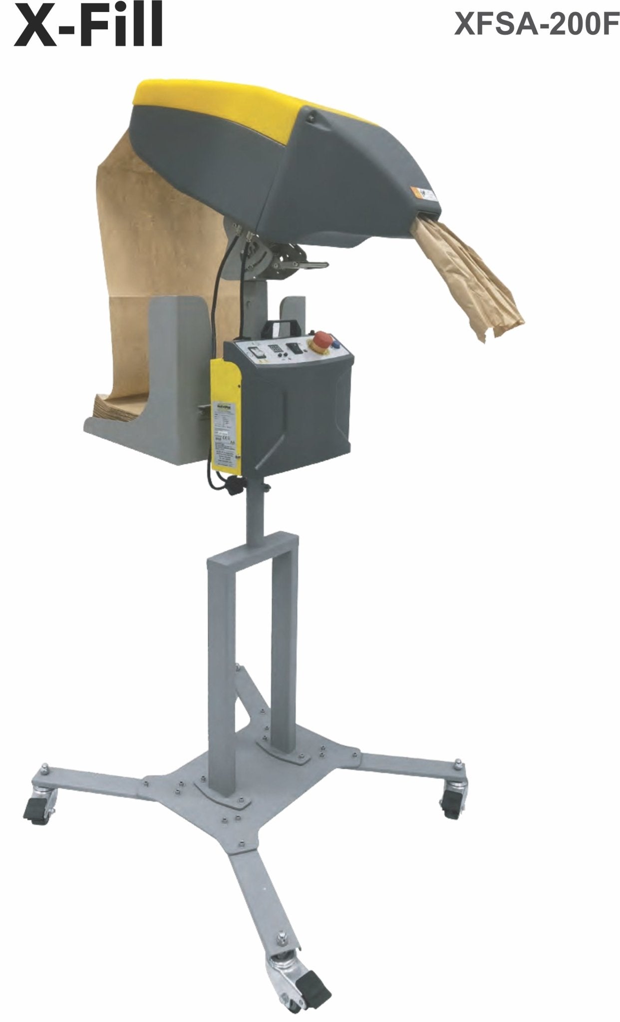 XFSA - 200F (X - Fill Semi - Automatic Paper Void Fill Machine, Floor Stand) - PackQueen