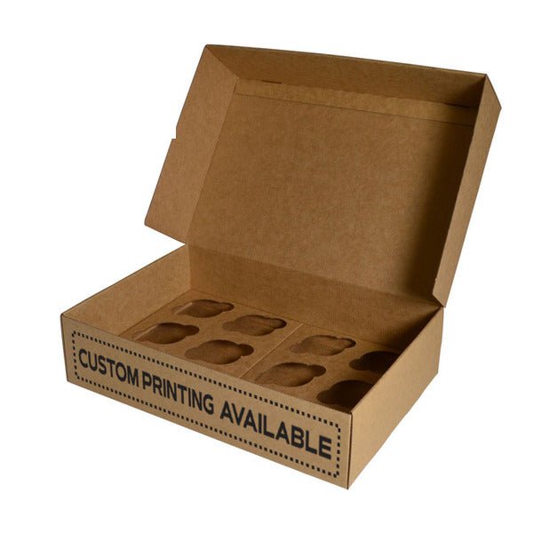 12 Cupcake Box Mailer 28857 with Optional Insert (Please see 700-28858-12) (MTO) - PackQueen