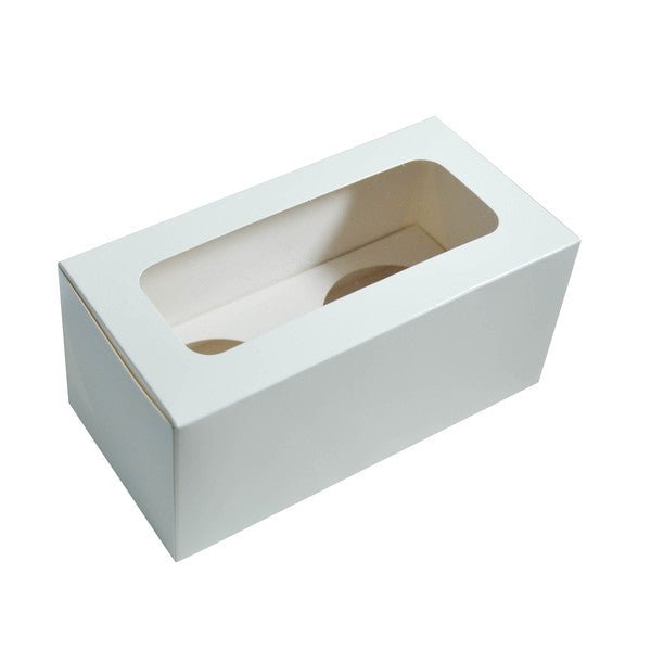 2 Cupcake Box with removable insert - Paperboard (285gsm) - PackQueen