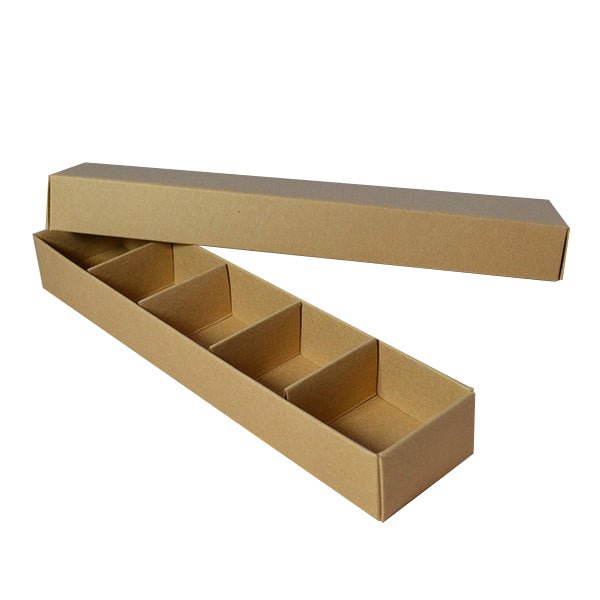 5 Macaroon & Choc Box - Paperboard (Base, Insert & Lid) - PackQueen