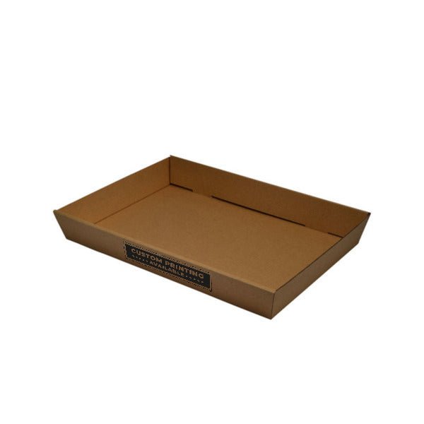 50mm High Medium Rectangle Catering Tray - with optional clear lid (Lid purchased separately) - PackQueen