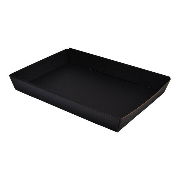 50mm High Medium Rectangle Catering Tray - with optional clear lid (Lid purchased separately) - PackQueen