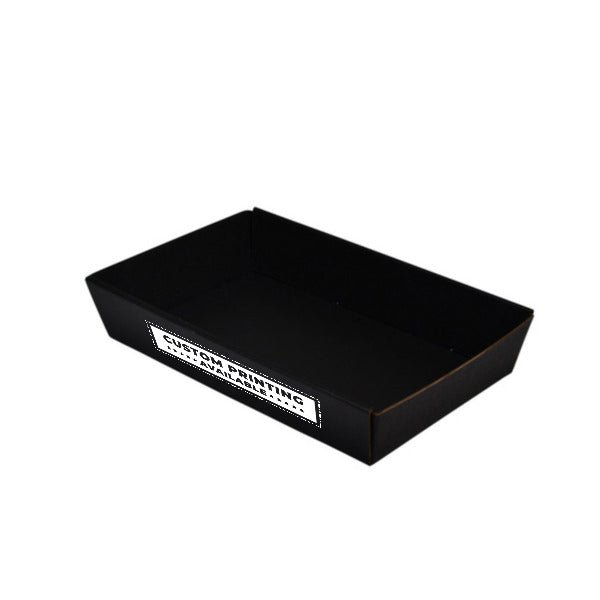 50mm High Small Rectangle Catering Tray - with optional clear lid (Lid purchased separately) - PackQueen
