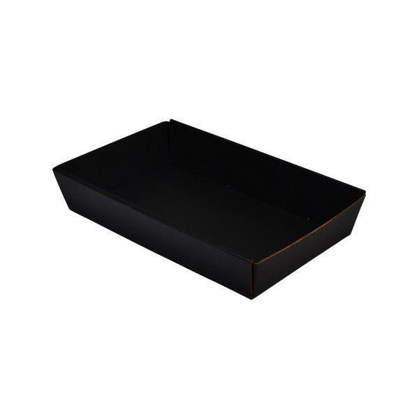 50mm High Small Rectangle Catering Tray - with optional clear lid (Lid purchased separately) - PackQueen