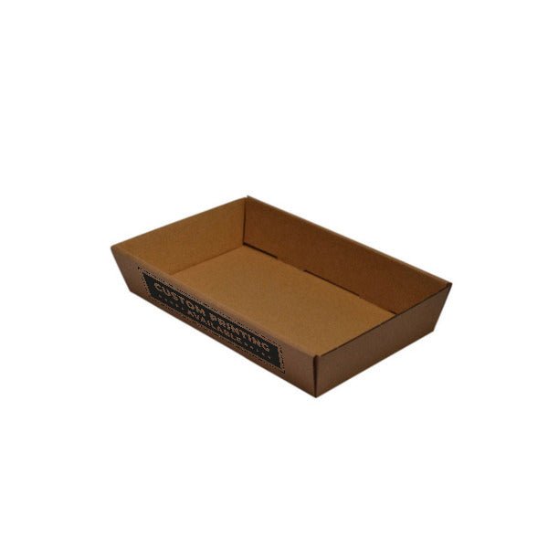 50mm High Small Rectangle Catering Tray - with optional clear lid (Lid purchased separately) - PackQueen