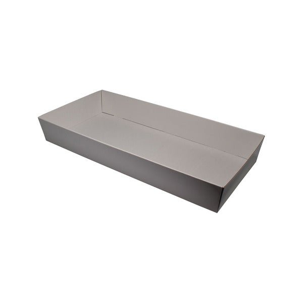 80mm High Large Rectangle Catering Tray - with optional clear lid (Lid purchased separately) - PackQueen
