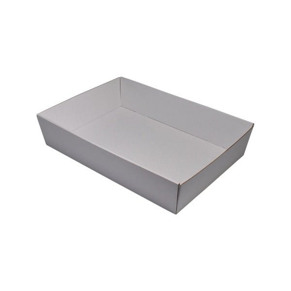 80mm High Medium Rectangle Catering Tray - with optional clear lid (Lid purchased separately) - PackQueen