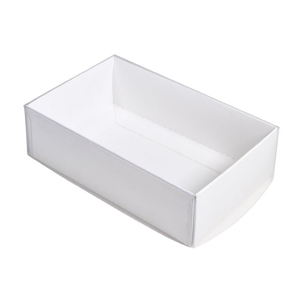9433 Rectangle Gift Box with Clear Lid - Paperboard (285gsm) (Base & Clear Lid) - PackQueen