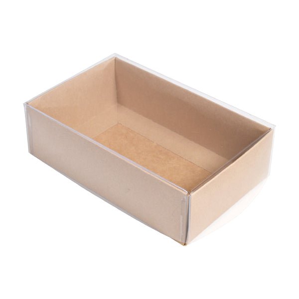 9433 Rectangle Gift Box with Clear Lid - Paperboard (285gsm) (Base & Clear Lid) - PackQueen