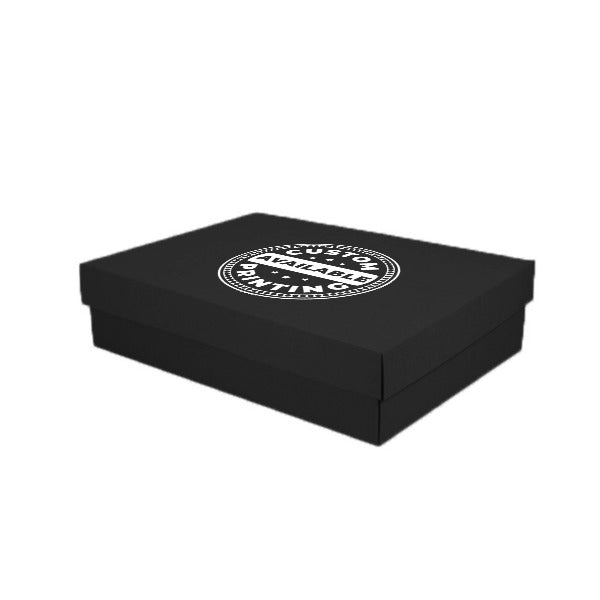 A3 Two Piece Cardboard Gift Box - 100mm High - PackQueen