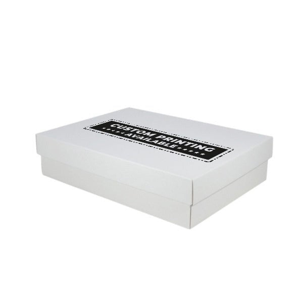 A3 Two Piece Cardboard Gift Box - 100mm High - PackQueen