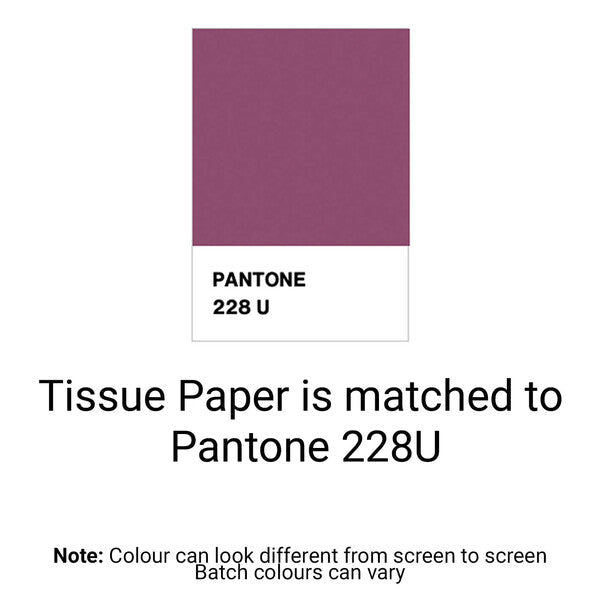 Aubergine Tissue Paper - Acid Free 500 x 750mm (Bulk 480 Sheets) - PackQueen
