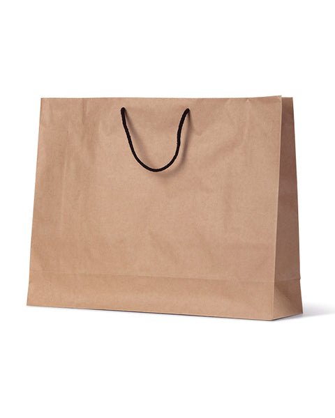 Boutique Deluxe Brown Kraft Paper Gift Bag - 250 PACK - PackQueen