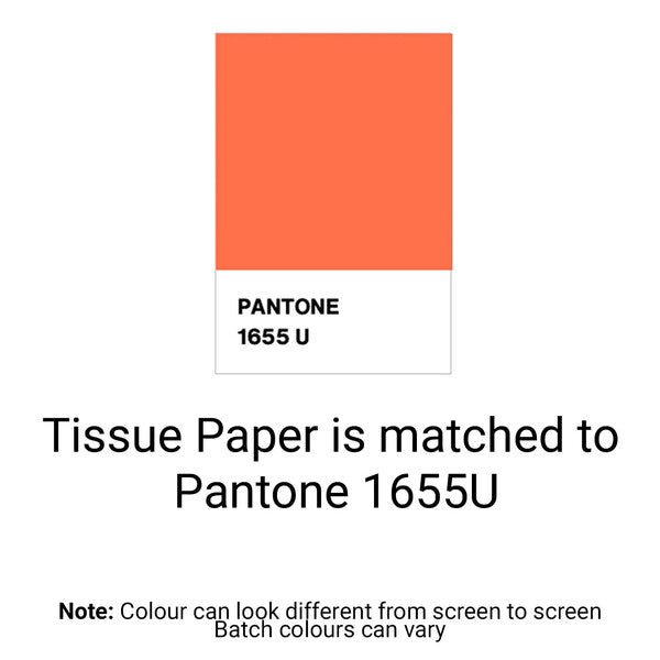 Burnt Orange Tissue Paper - Acid Free 500 x 750mm (Bulk 480 Sheets) - PackQueen