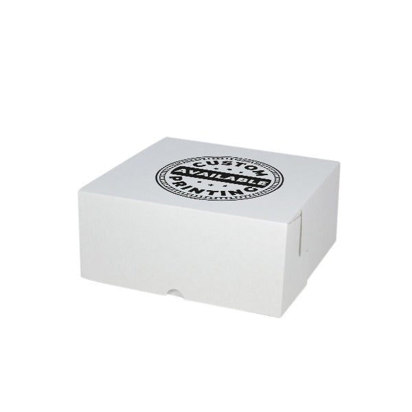 Cardboard Cake Box 10 x 10 x 4 inches - PackQueen