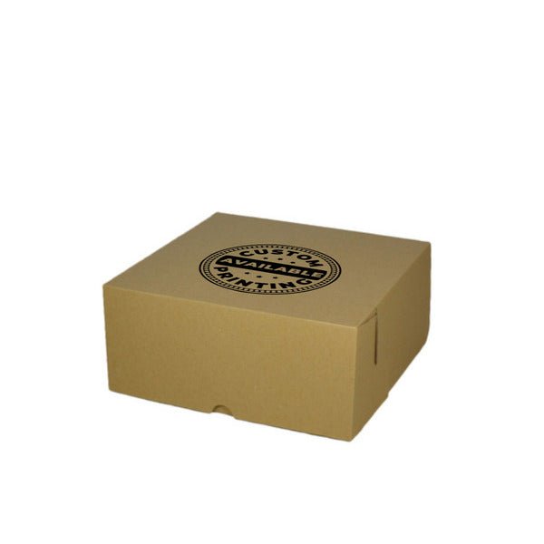 Cardboard Cake Box 10 x 10 x 6 inches - PackQueen