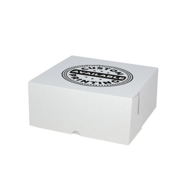 Cardboard Cake Box 10 x 10 x 6 inches - PackQueen