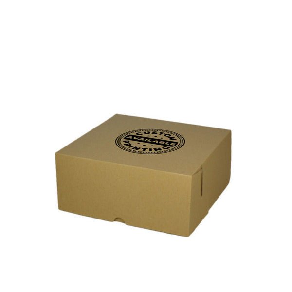 Cardboard Cake Box 7 x 7 x 3 inches - PackQueen