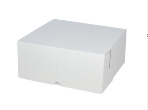 Cardboard Cake Box 7 x 7 x 3 inches - PackQueen