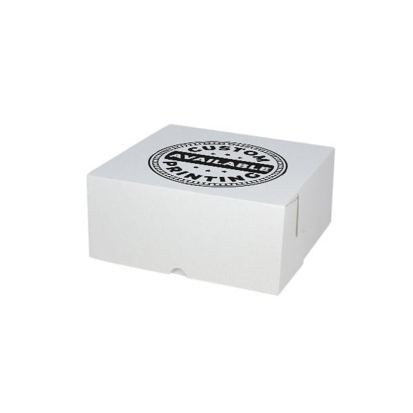 Cardboard Cake Box 9 x 9 x 4 inches - PackQueen